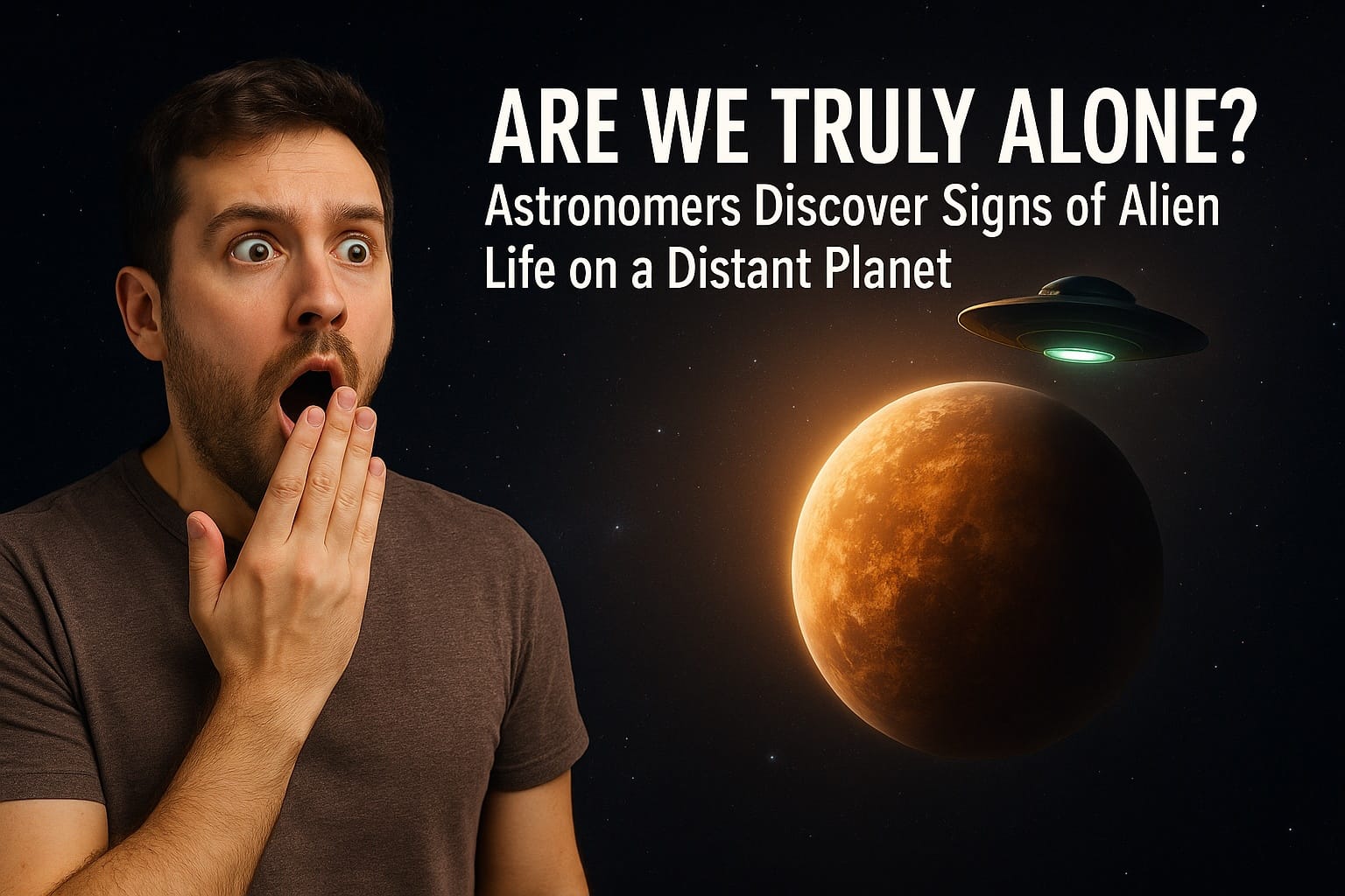 Are We Truly Alone? Astronomers Discover Signs of Alien Life on a Distant Planet