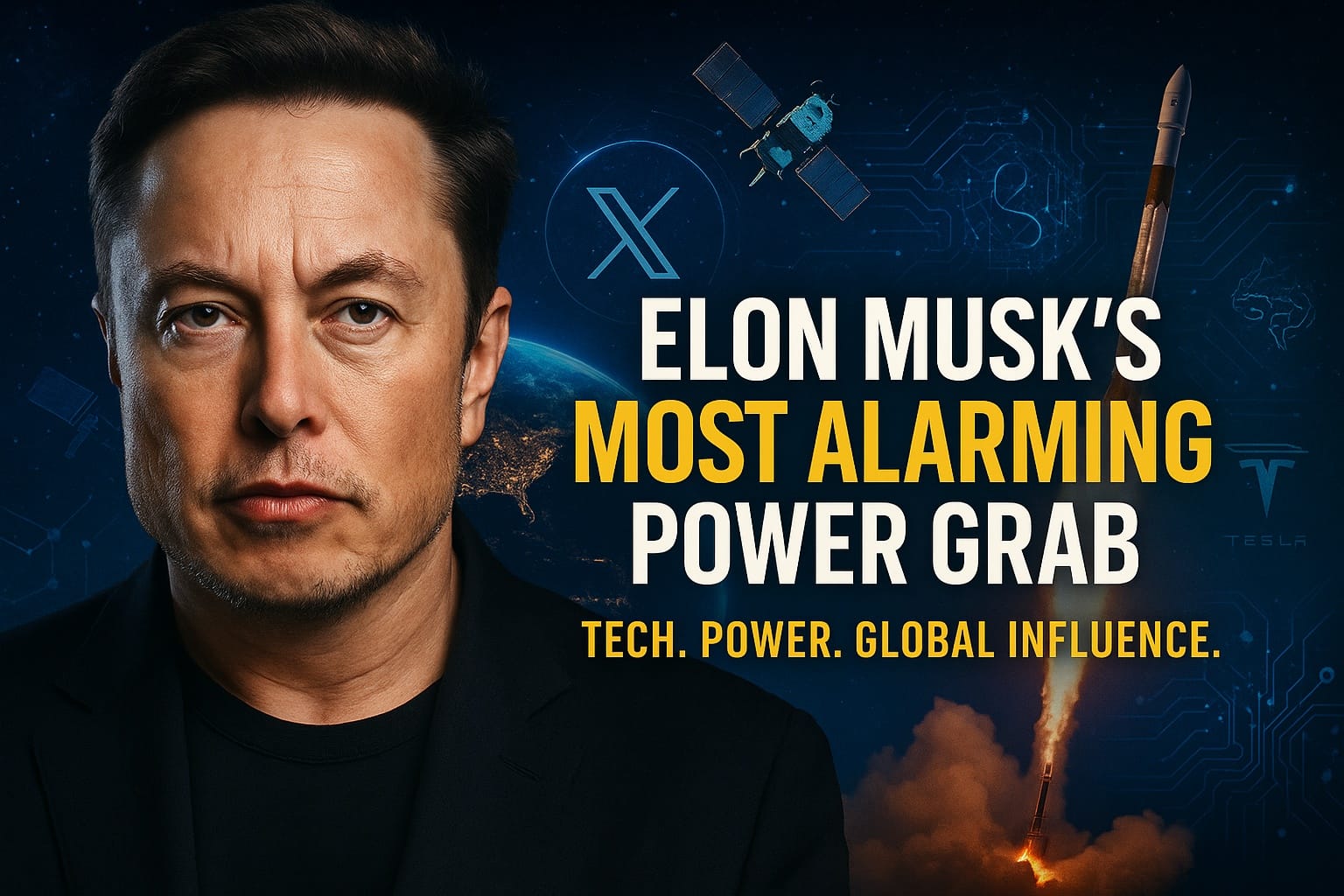 Elon Musk Most Alarming Power Grab: Tech, Power, and Global Influence