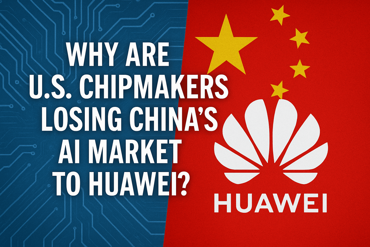 Why Are U.S. Chipmakers Losing China AI Market to Huawei?
