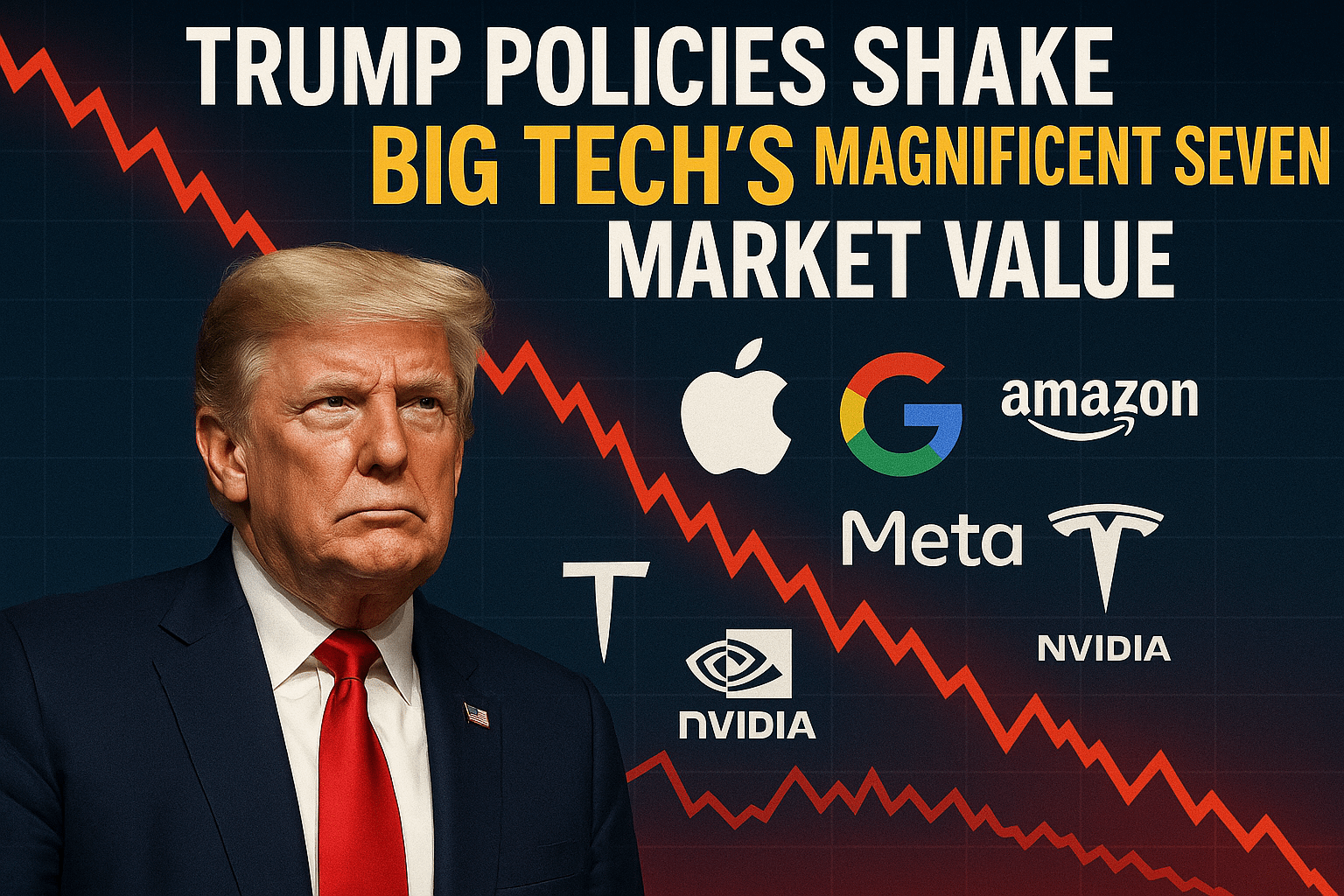 Trump Policies Shake Big Techs Magnificent Seven Market Value